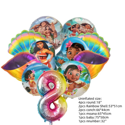 Moana Balloons Set