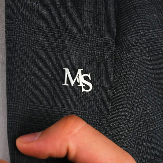 Custom Initials Brooch
