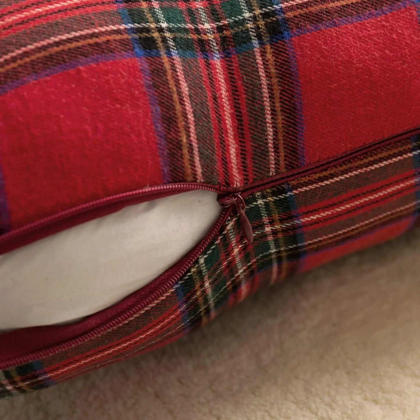 Christmas Plaid Cushion Cover 45×45cm