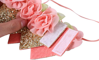 One Year Pink crown hat