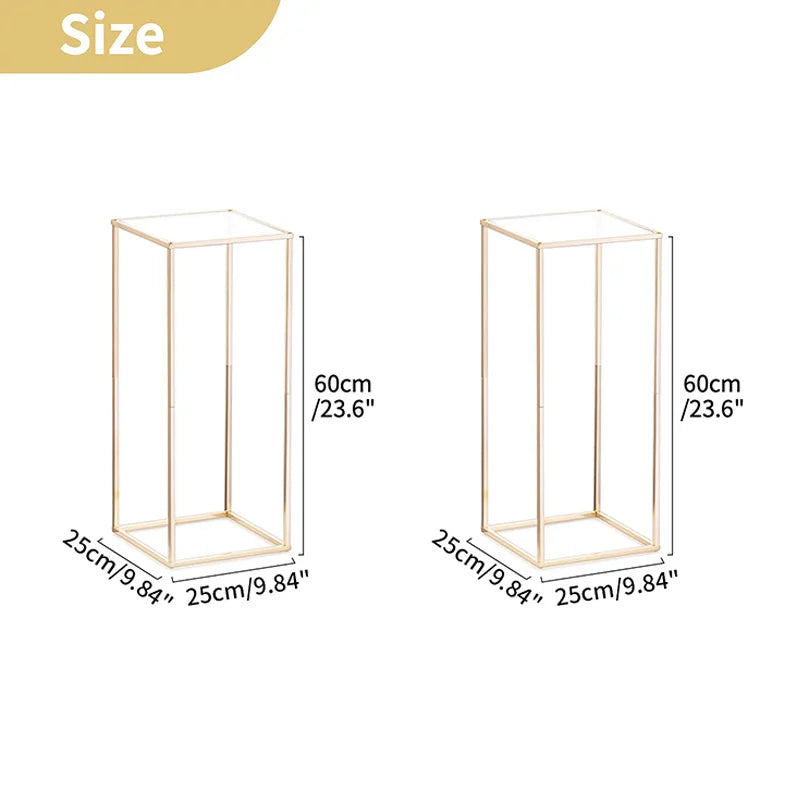 Metal flower stands for party decoration 4PCs/Set