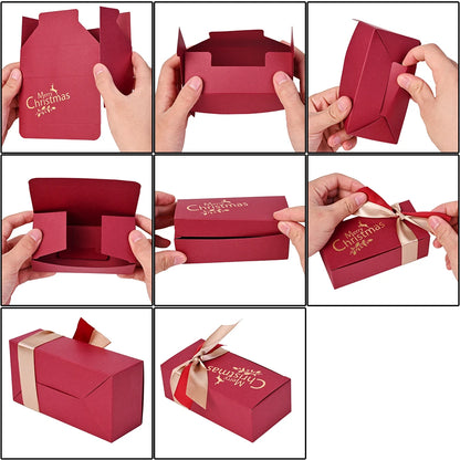 10pcs Merry Christmas Gift Boxes