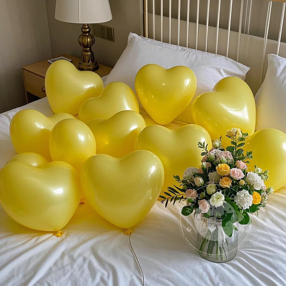 Heart balloons for decoration 20/50/100pcs 10inch