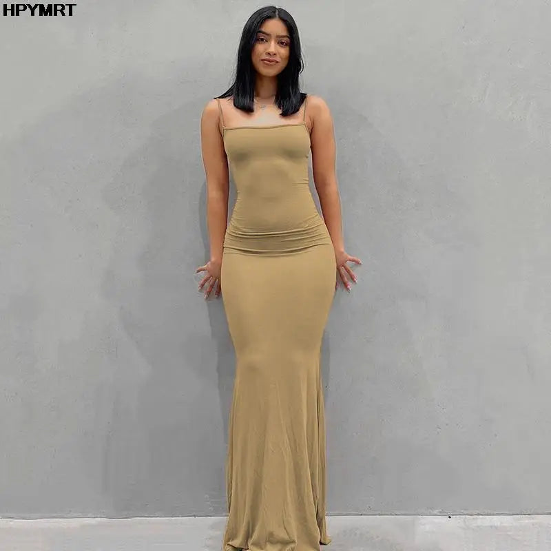 Eleana Satin Slip Maxi Dress