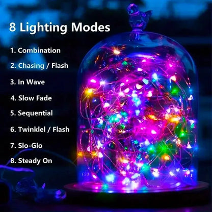 Solar Garden Fairy Lights (8 Modes)