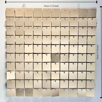 90x180cm Matte Gold Sequin Wall Backdrop