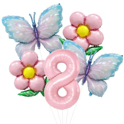 Colorful Butterfly balloons 5pcs