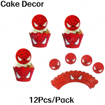 Spiderman theme decorations