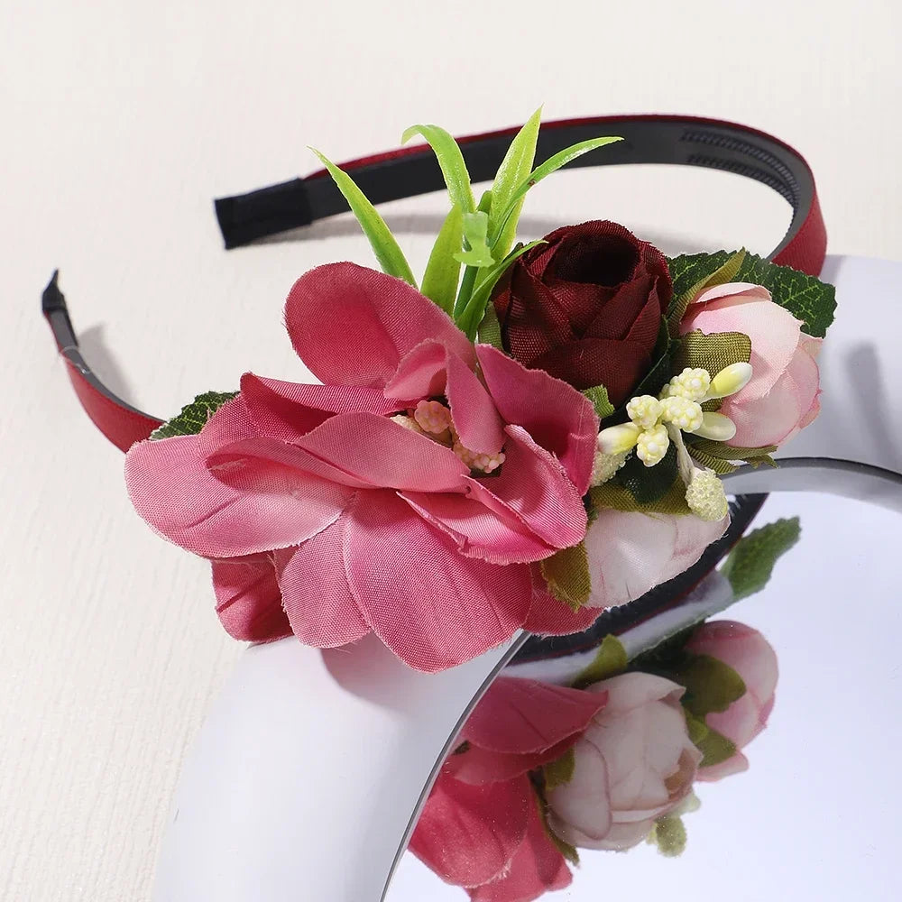 Handmade Flower Hair Hoop
