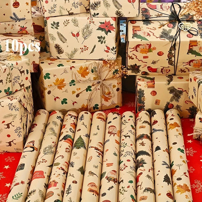 10 Rolls Christmas Gift Wrap