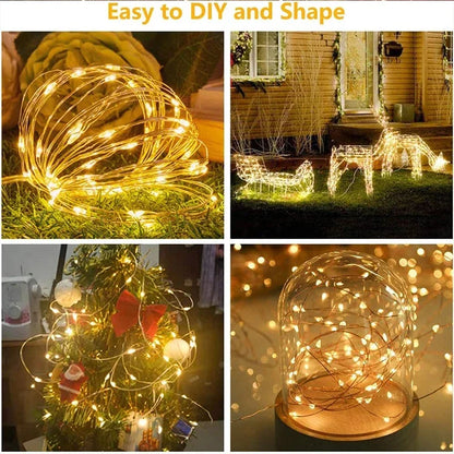 3M LED Curtain String Lights (8 Modes)
