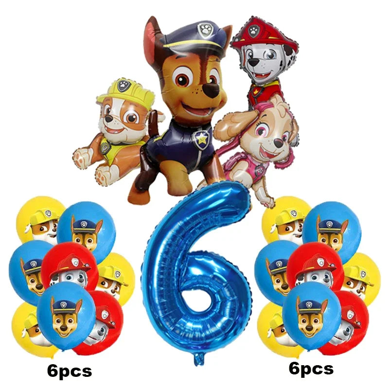 PAW Patrol  Balloon 17pcs