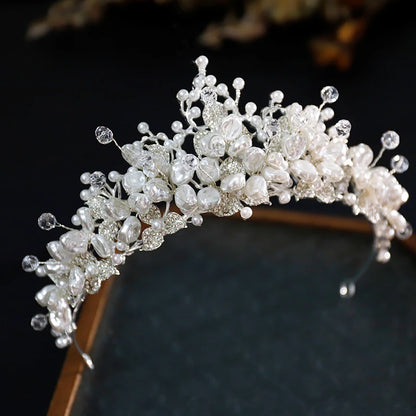 Beading crystal wedding crown