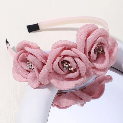 Handmade Flower Hair Hoop