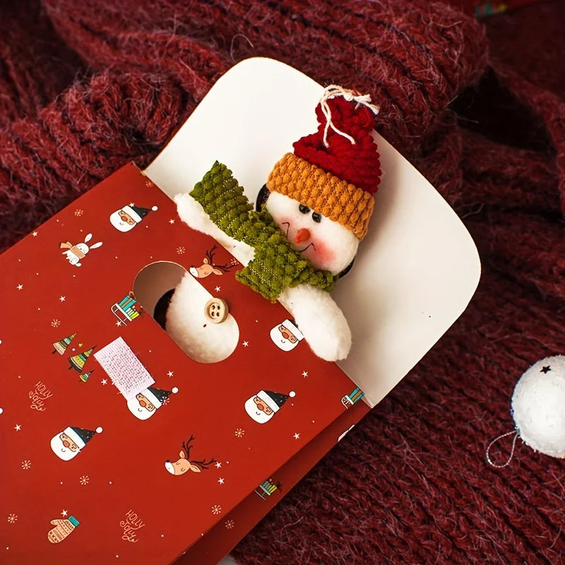 6/12pcs Festive Christmas Bags