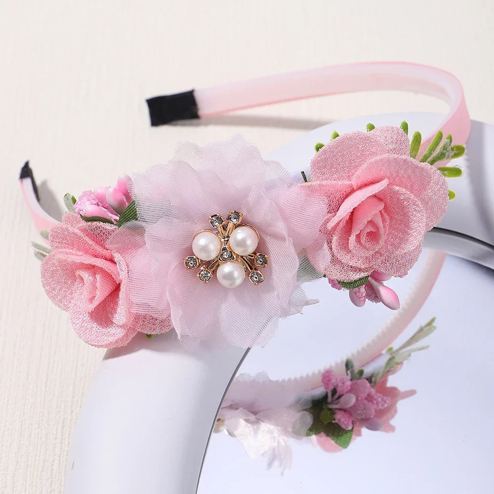 Handmade Flower Hair Hoop