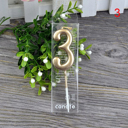 1Pcs number cake topper candles