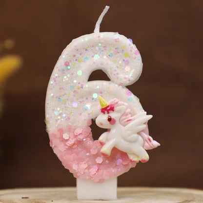 Unicorn candles