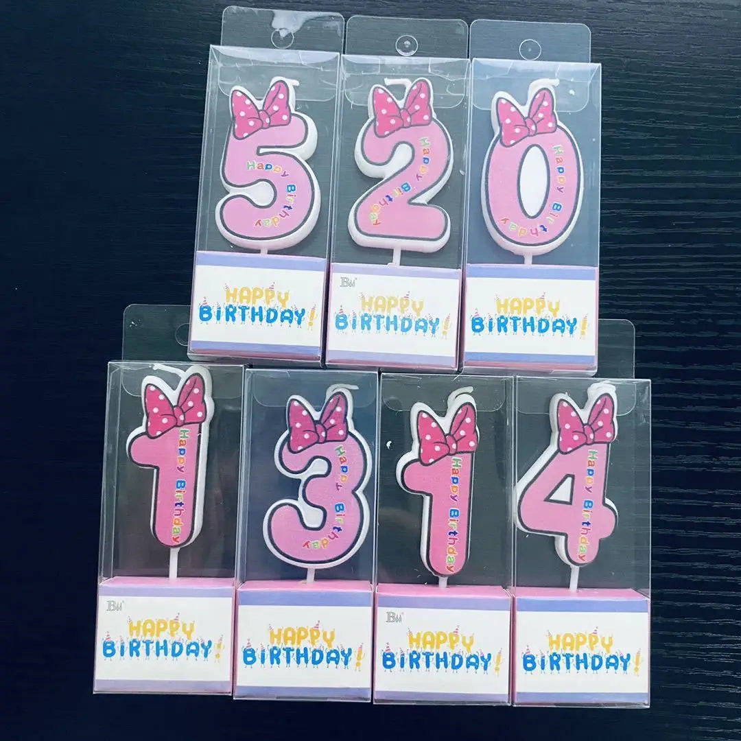 Mickey figure candles