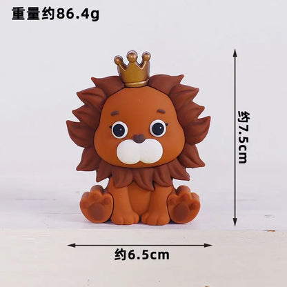 Jungle Safari Animal Cake Topper Set