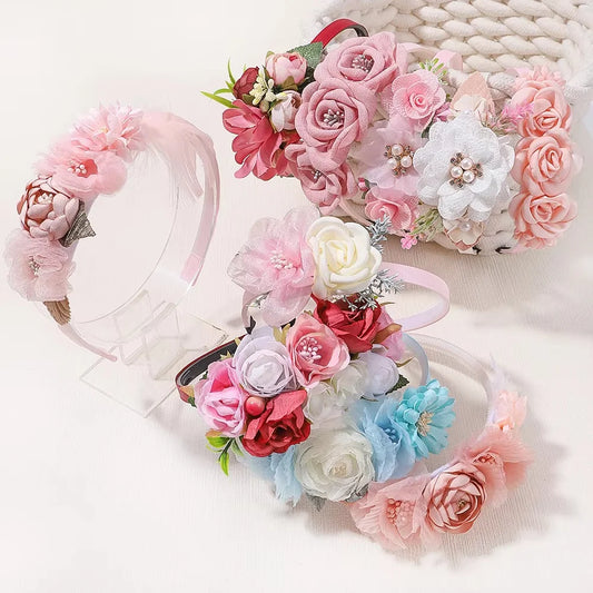 Handmade Flower Hair Hoop