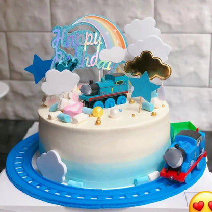Track , Railway Train cake decoration