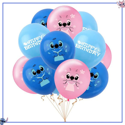 Disney Stitch Birthday Party Decoration Supplies New Lilo Stitch Balloon Baby Shower Aloha Paper Cups Plates Napkins Tablecloth