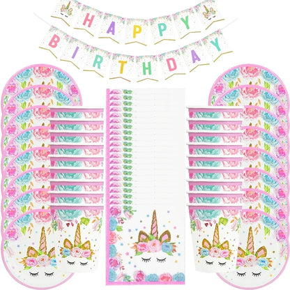Rainbow Unicorn Balloon 32 inch 1Set