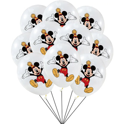 10/30PCS Minnie Mouse 12in Latex Balloons