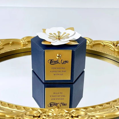 Creative flower hexagonal gift box 20/50pcs