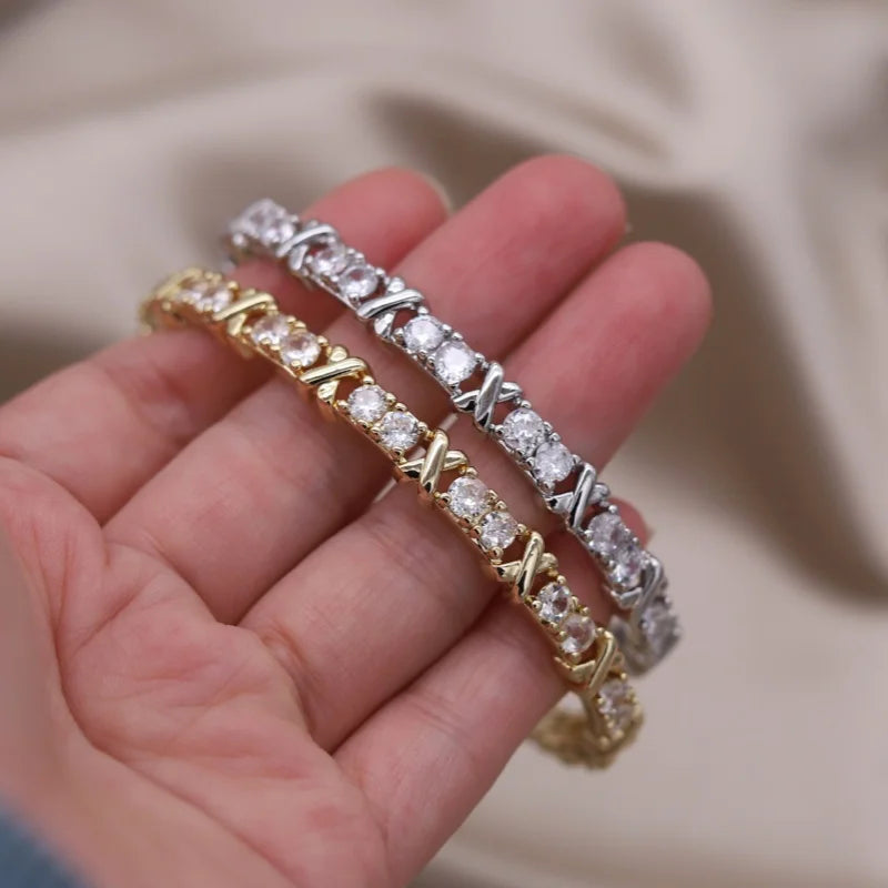 French design zircon bracelet