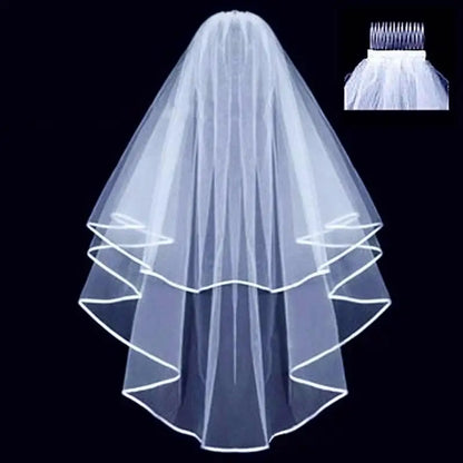 Short Tulle Wedding Veils
