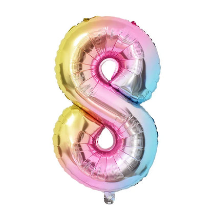 Rainbow Unicorn Balloon 32 inch 1Set