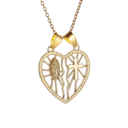 Virgin Mary medal pendant