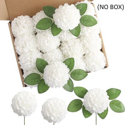 Dahlia Daisy flowers with stem 25Pcs for decoration