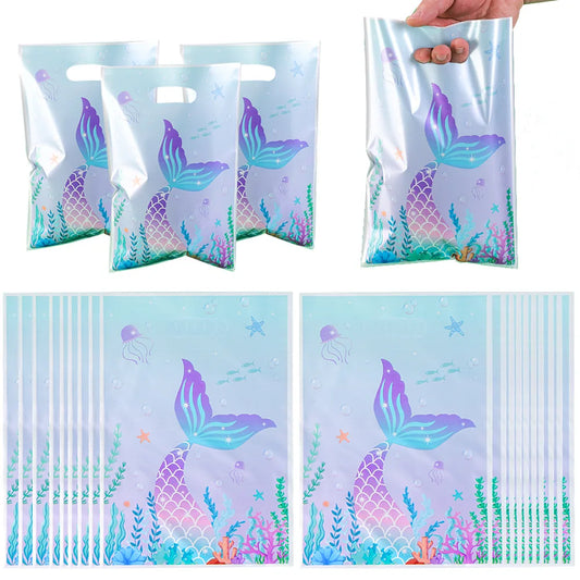 Mermaid Theme Gift Bag 10/30/50pcs
