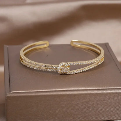French design zircon bracelet