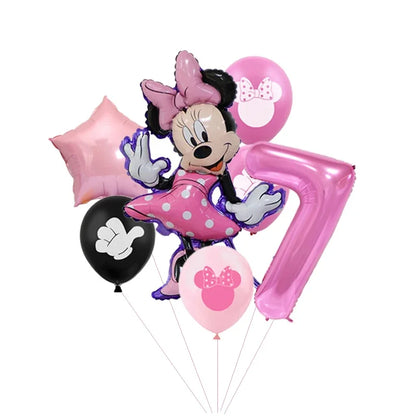 Mickey Mouse Balloon  set 7 Pcs