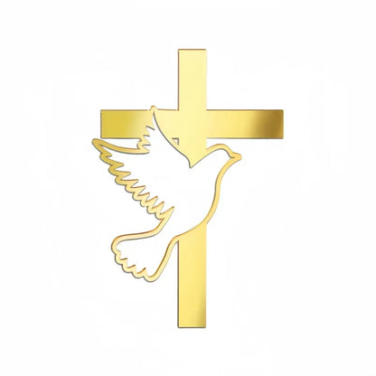 Baptism Cross cake Topper