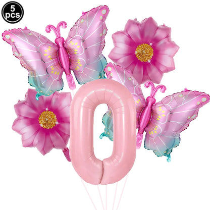 Colorful Butterfly balloons 5pcs
