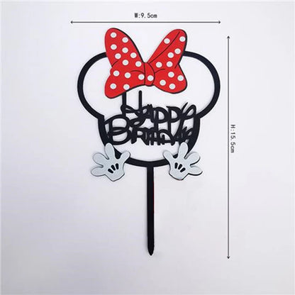 Minnie mouse cake decoration