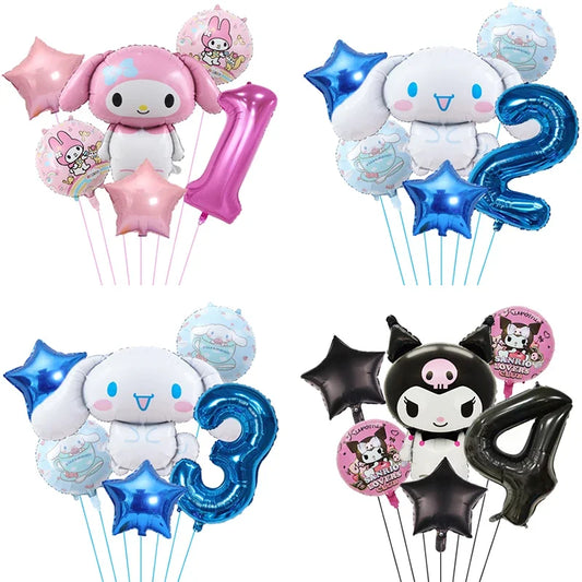 Sanrio Balloon 32 inch   6pcs