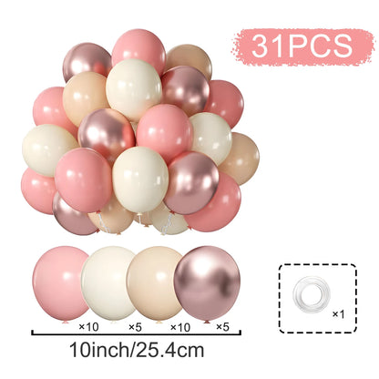Balloons Pearl Latex 31/36/37/51/101Pcs