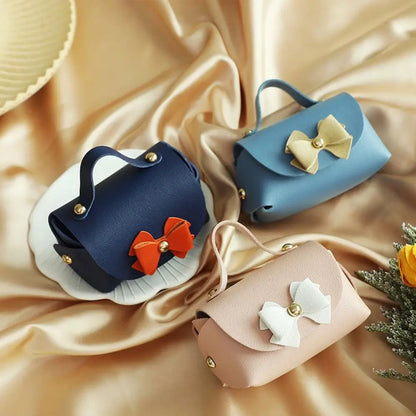 Creative Portable Leather Candy Bags