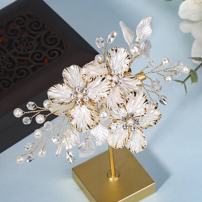 Hairpin Elegant Pearl Crystal