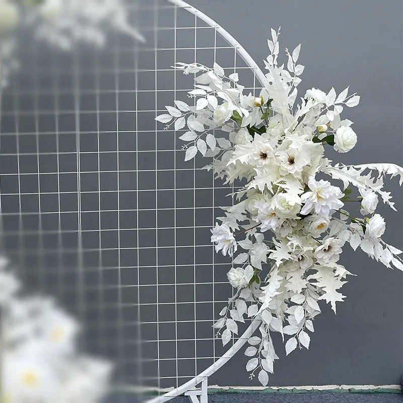 Artificial Crescent Flower Table & Arch Decoration