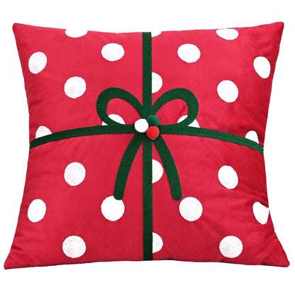 Sorino Dutch Velvet Christmas Embroidered Pillowcase