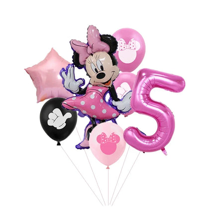 Mickey Mouse Balloon  set 7 Pcs