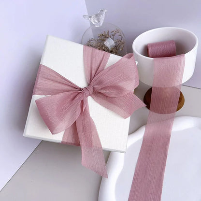 Chiffon  silk ribbon