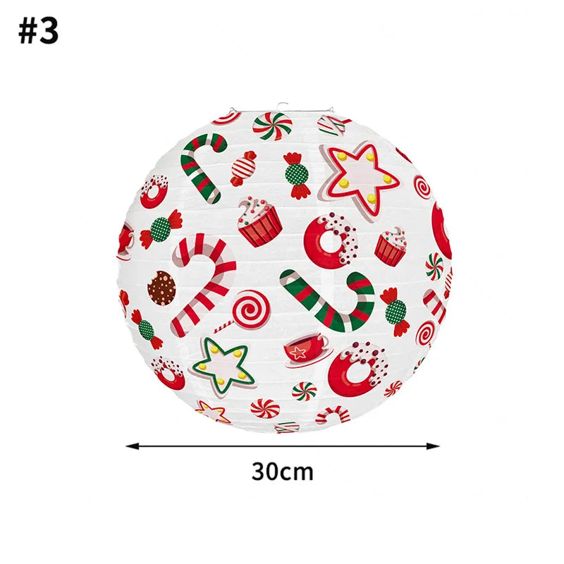 Christmas Party Paper Lanterns